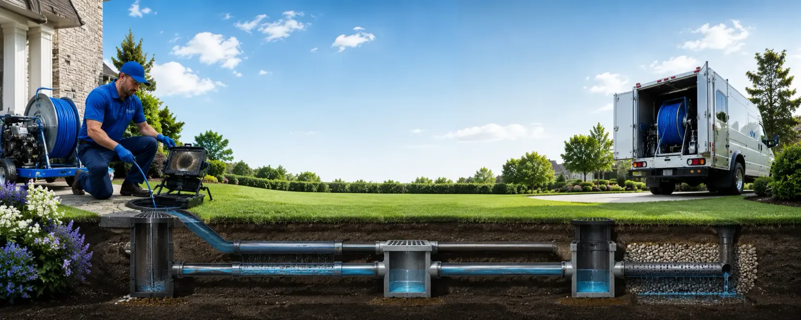 Outdoor drain cleaning information for Keavy, KY